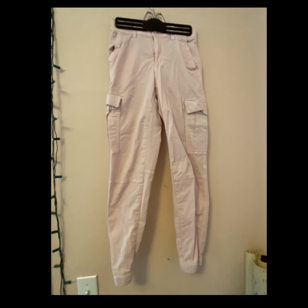Pink American eagle cargo pants